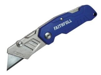 Faithfull Lock Back Utility Knife (5023969313429) FAITKLBN