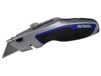 Faithfull Professional Retractable Utility Knife (5023969000893) FAITKRPRO