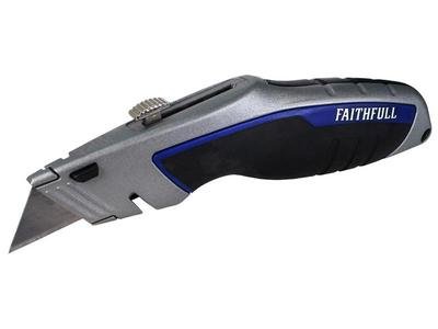 Faithfull Professional Retractable Utility Knife (5023969000893) FAITKRPRO
