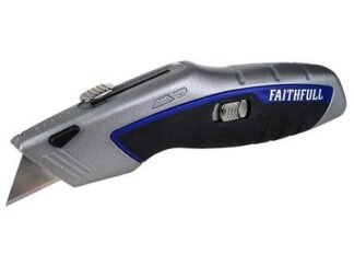Faithfull Professional Auto-Load Utility Knife (5023969000886) FAITKRPROAUT