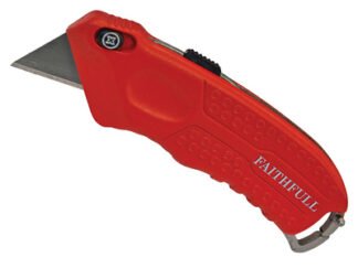 Faithfull Turbo Auto Feed Retractable Knife (5023969310121) FAITKRTURBO