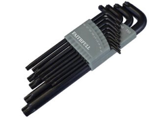 Faithfull Star Long Arm Key Set of 13 (TX7-TX55) (5023969310237) FAITKS13L