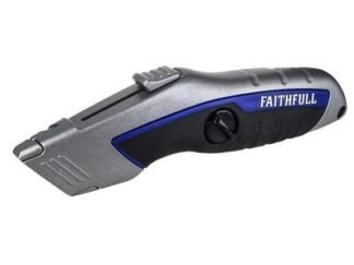 Faithfull Professional Safety Utility Knife (5023969000879) FAITKSPRO
