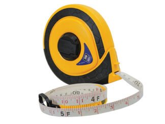 Faithfull Fully Enclosed ABS Fibreglass Long Tape 30m/100ft (Width 15mm) (5023969311807) FAITM30FE