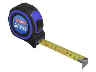 Faithfull Trade Tape Measure 8m/26ft (Width 25mm) (5023969005140) FAITM825MI