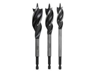 Faithfull Tri-Point Speed Auger Bit Set, 3 Piece (5023969004082) FAITPASET3PC