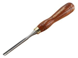 Faithfull Straight Gouge Carving Chisel 6.3mm (1/4in) (5023969243429) FAIWCARV1