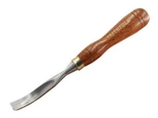 Faithfull FSC Curved Gouge Carving Chisel 12.7mm (1/2in) (5023969007366) FAIWCARV11F