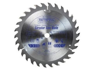 Faithfull TCT Cordless Trimsaw Blade 136 x 10mm x 30T POS (5023969247250) FAIZ13630C