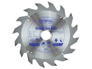 Faithfull TCT Circular Saw Blade 140 x 20mm x 16T POS (5023969216317) FAIZ14016