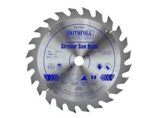 Faithfull TCT Circular Saw Blade 180 x 16mm x 24T POS (5023969210537) FAIZ18024