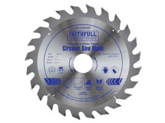 Faithfull TCT Circular Saw Blade 180 x 30mm x 24T POS (5023969216362) FAIZ1802430