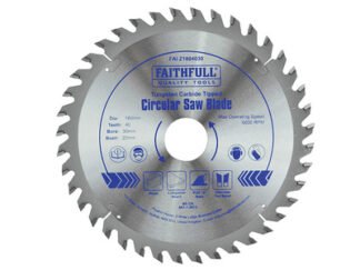 Faithfull TCT Circular Saw Blade 180 x 30mm x 40T POS (5023969216379) FAIZ1804030