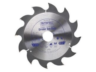Faithfull TCT Circular Saw Blade 190 x 30mm x 12T POS (5023969216409) FAIZ1901230