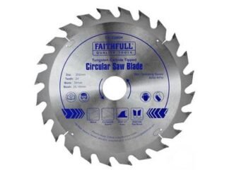 Faithfull TCT Circular Saw Blade 200 x 30mm x 24T POS (5023969210605) FAIZ20024
