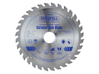 Faithfull TCT Circular Saw Blade 210 x 35mm x 32T POS (5023969216423) FAIZ21032