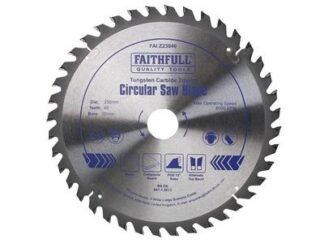 Faithfull TCT Circular Saw Blade 230 x 30mm x 40T POS (5023969222097) FAIZ23040
