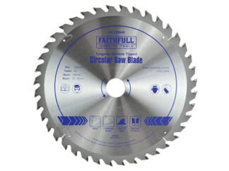 Faithfull TCT Circular Saw Blade 254 x 30mm x 40T POS (5023969216492) FAIZ25440