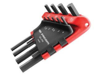 Facom 82H.JP9A Hexagon Key Set, 9 Piece (1.5-10mm) (3148519197624) FCM82HJP9A