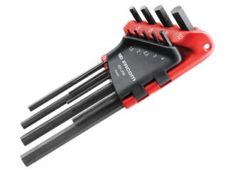 Facom 83H.JP9A Hexagon Key Long Arm Set, 9 Piece (1.5-10mm) (3148519199574) FCM83HJP9A