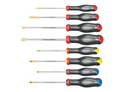 Facom Protwist® Screwdriver Set, 8 Piece (3662424094699) FCMATJ8PB
