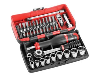 Facom R2NANO Socket Set of 38 Metric 1/4in Drive (3148518323253) FCMR2NANO