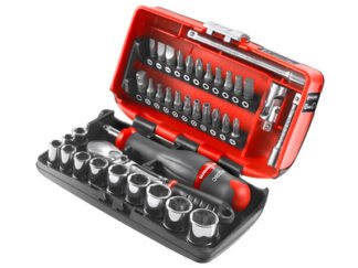 Facom RL.Nano1PB Nano Socket Set Metric 1/4in Drive (3148519040425) FCMRLNANO1