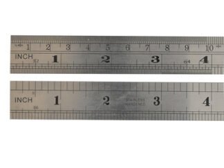 Fisher F112ME Steel Rule 300mm / 12 Inch (5013693619157) FIS112