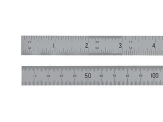 Fisher Satin Chrome Rule 150mm/6in (5013693863062) FISC06