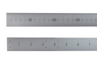 Fisher Satin Chrome Rule 600mm/24in (5013693863246) FISC24