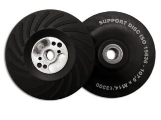 Flexipads World Class Angle Grinder Turbo Pad ISO Hard 115mm (4.5in) M14 (5021526117138) FLE11713