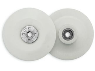 Flexipads World Class Angle Grinder Pad White 100mm (4in) M10 x 1.50 (5021526200182) FLE20018