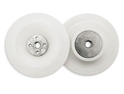 Flexipads World Class Angle Grinder Pad White 100mm (4in) M10 x 1.50 (5021526200205) FLE20020