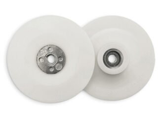 Flexipads World Class Angle Grinder Pad White 100mm (4in) 3/8 x 24 UNF (5021526200304) FLE20030