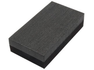 Flexipads World Class Hand Sanding Block Double Sided Medium/Hard 70 x 125mm (5021526560064) FLE56006