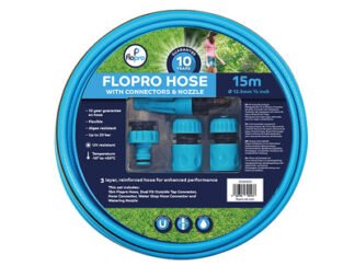 Flopro Basic Hose 15m with Accessories 12.5mm (1/2in) Diameter (5060396790478) FLO70300011