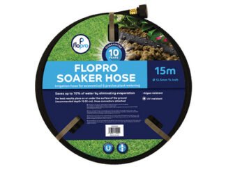 Flopro Soaker Hose 15m 12.5mm (1/2in) Diameter (5060396790522) FLO70300036