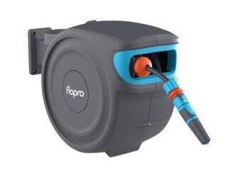 Flopro Auto Rewind Wall Mounted Reel + 20m of Hose (5023377028205) FLO70300794