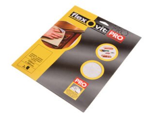 Flexovit Silicon Carbide Finishing Sanding Sheets 230 x 280mm Medium 180g (15) (3157625537842) FLV26569