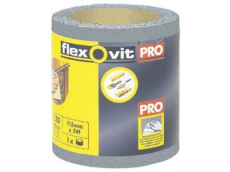 Flexovit High Performance Finishing Sanding Roll 115mm x 5m 180G (3157625530546) FLV26416
