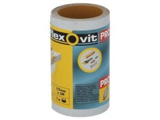 Flexovit High Performance Finishing Sanding Roll 115mm x 5m 320G (3157625530577) FLV26420