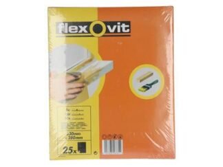 Flexovit Glasspaper Sanding Sheets 230 x 280mm Assorted (25) (3157625537811) FLV26563