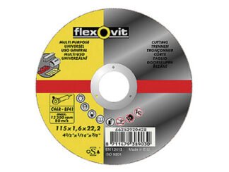 Flexovit Multi-Purpose Cutting Disc 230 x 22mm (8711479427787) FLV26779
