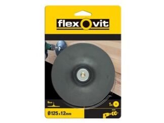 Flexovit Backing Pad For Drill Mount 125mm (3157625568358) FLV56833