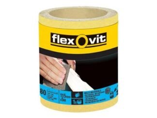 Flexovit High Performance Sanding Roll 115mm x 5m Extra Coarse 40G (3157629645628) FLV69909