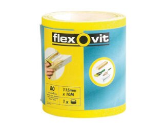 Flexovit High-Performance Sanding Roll 115mm x 5m Fine 120G (3157629645642) FLV69921