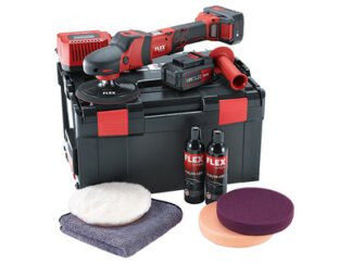 Flex Power Tools Rotary Polisher 150mm 18V 2 x 5.0Ah Li-ion (4030293208032) FLXPE150PSET