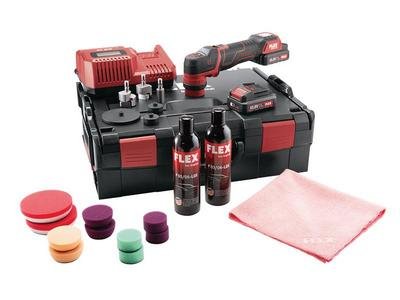 Flex Power Tools PXE 80 10.8-EC/2.5 P Spot Polisher Set 10.8V 2 x 2.5Ah Li-ion (4030293222458) FLXPXE80F