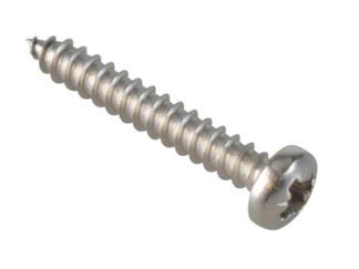 Forgefix Self-Tapping Screw Pozi Compatible Pan A2 SS 3/4in x 4 ForgePack 50 (5028485185659) FOR185659