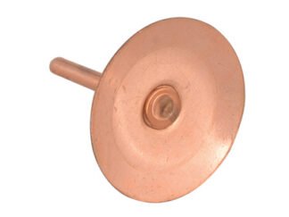 Forgefix Copper Disc Rivets 20 x 20 x 1.5mm (Bag 100) (5028485046127) FORDISCRIVC